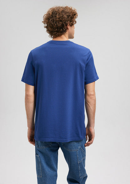 Miav Printed Navy T-Shirt