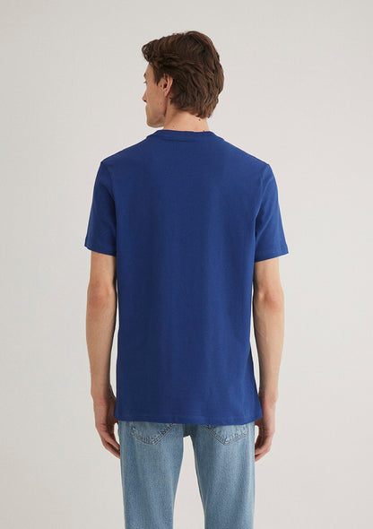 Miav Printed Navy T-Shirt