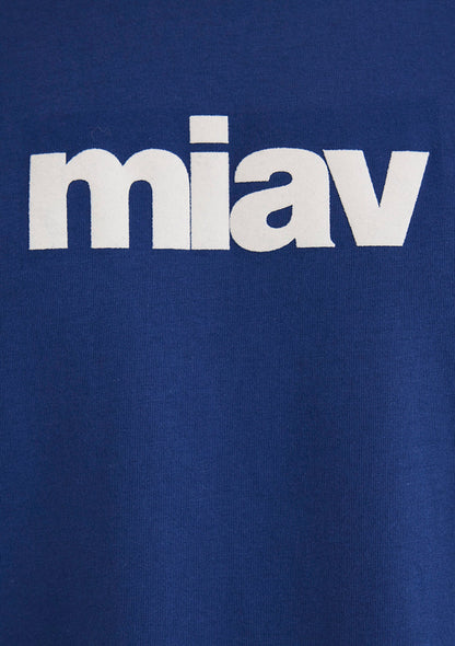 Miav Printed Navy T-Shirt