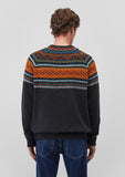 Wool Blend Jacquard Sweater