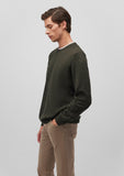 Crew Neck Green Sweater