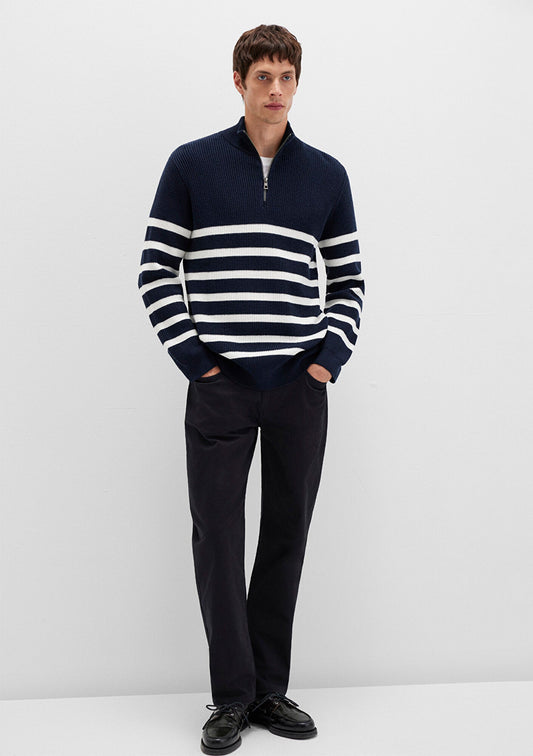 Striped Navy Sweater