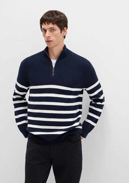 Striped Navy Sweater