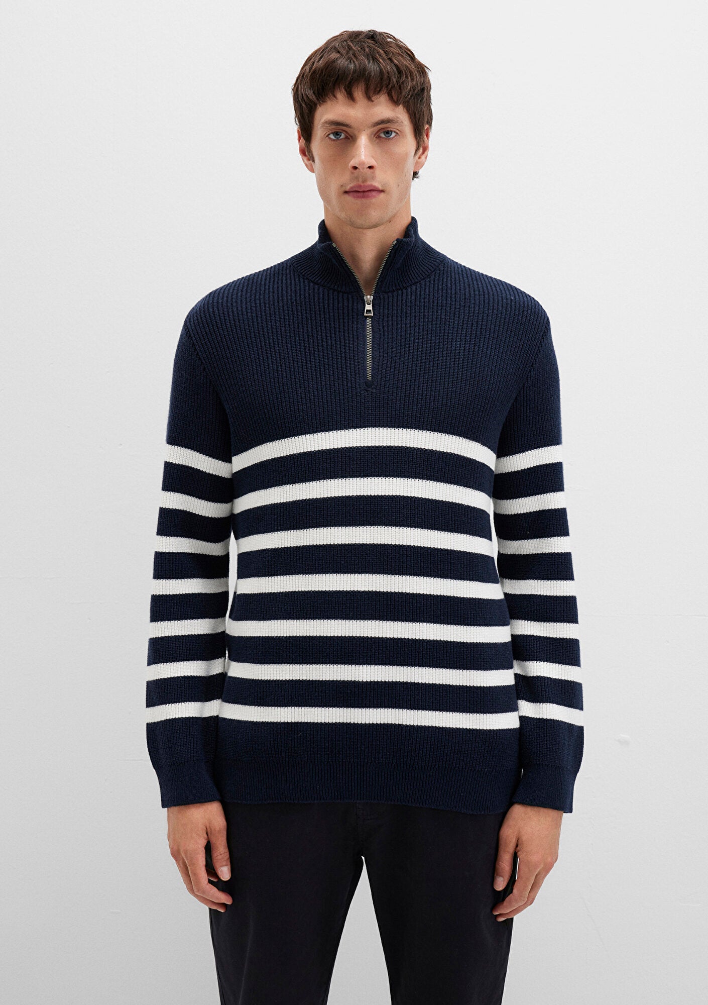 Striped Navy Sweater