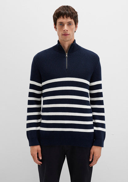Striped Navy Sweater