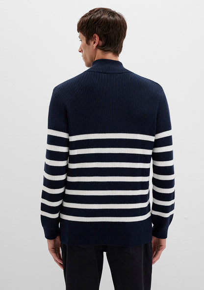 Striped Navy Sweater