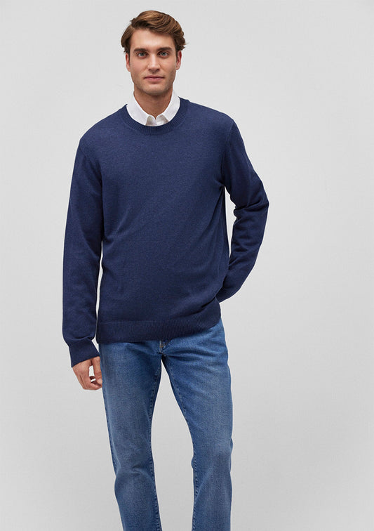 Navy Crewneck Sweater
