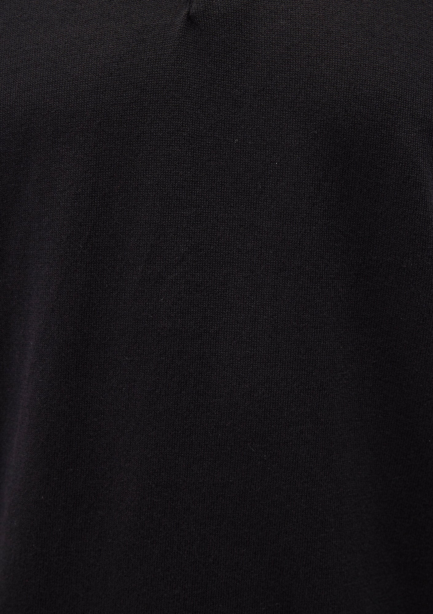 Black Knit Polo