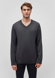 V Neck Anthracite Sweater