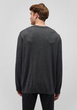 V Neck Anthracite Sweater
