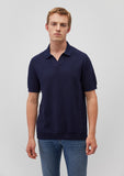 Navy Knit Polo