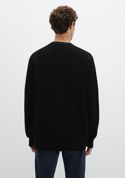 Full Zip Black Cardigan