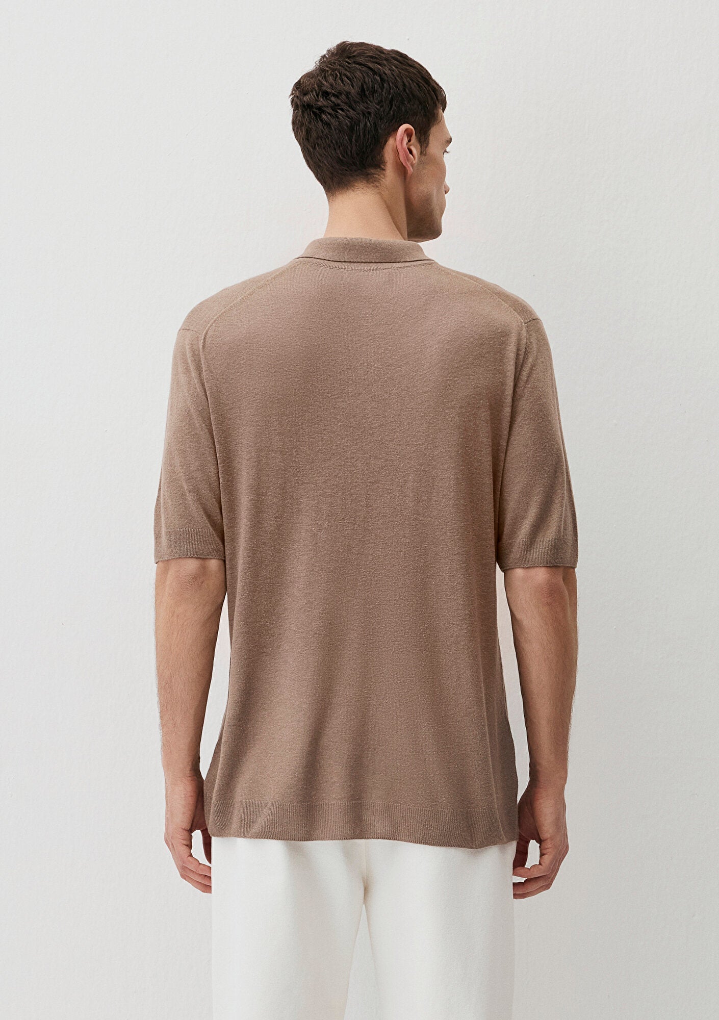 Beige Polo Sweater