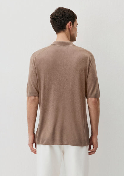 Beige Polo Sweater
