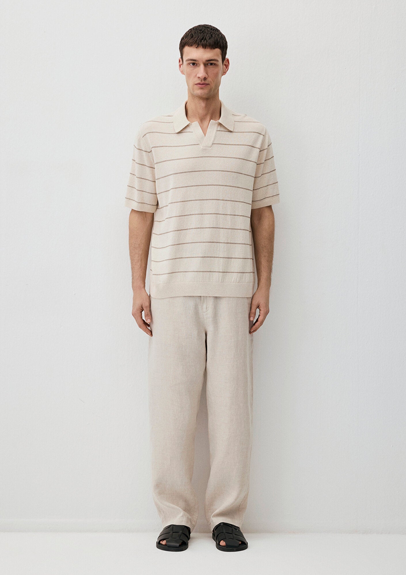 Ecru Polo Sweater