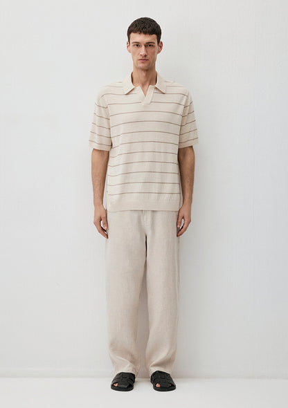 Ecru Polo Sweater