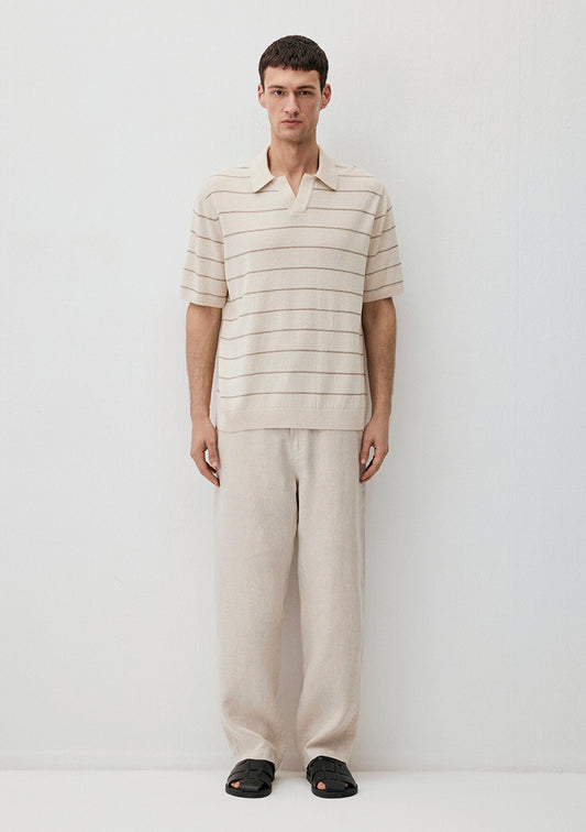 Ecru Polo Sweater