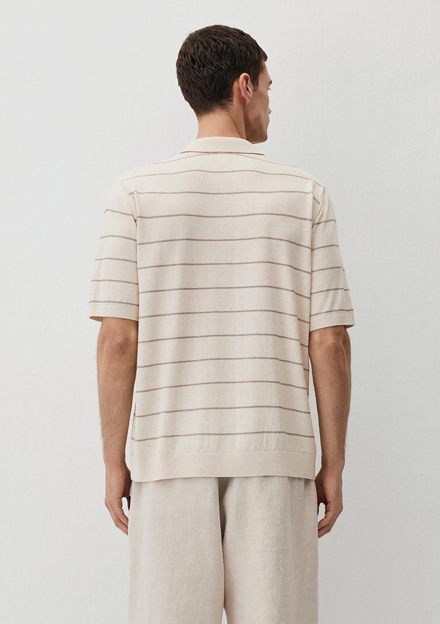 Ecru Polo Sweater