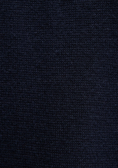 Navy Knit Polo