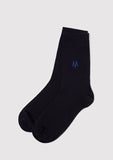 Navy Socket Socks