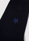 Navy Socket Socks