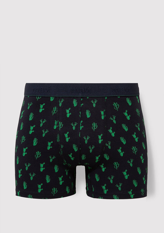 Printed Navy Boxers