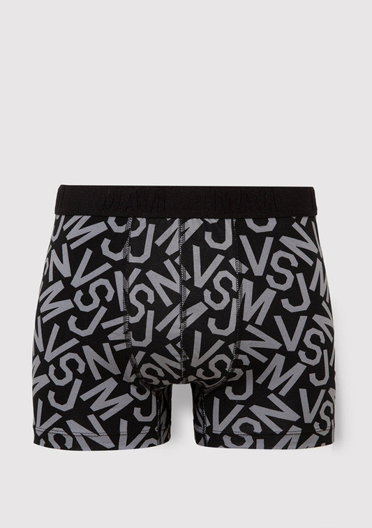 Printed Black Boxers