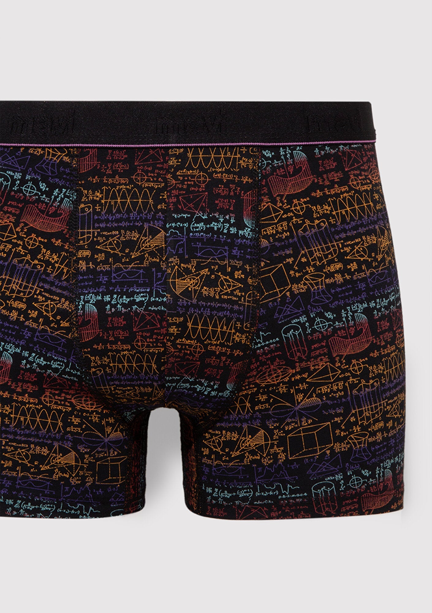 Printed Black Boxers