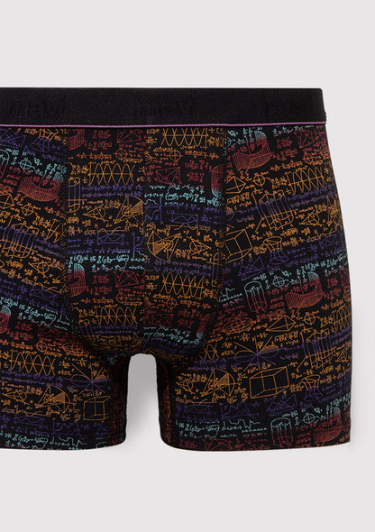 Printed Black Boxers