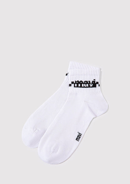 White Socket Socks