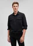 Black Faux Leather Belt