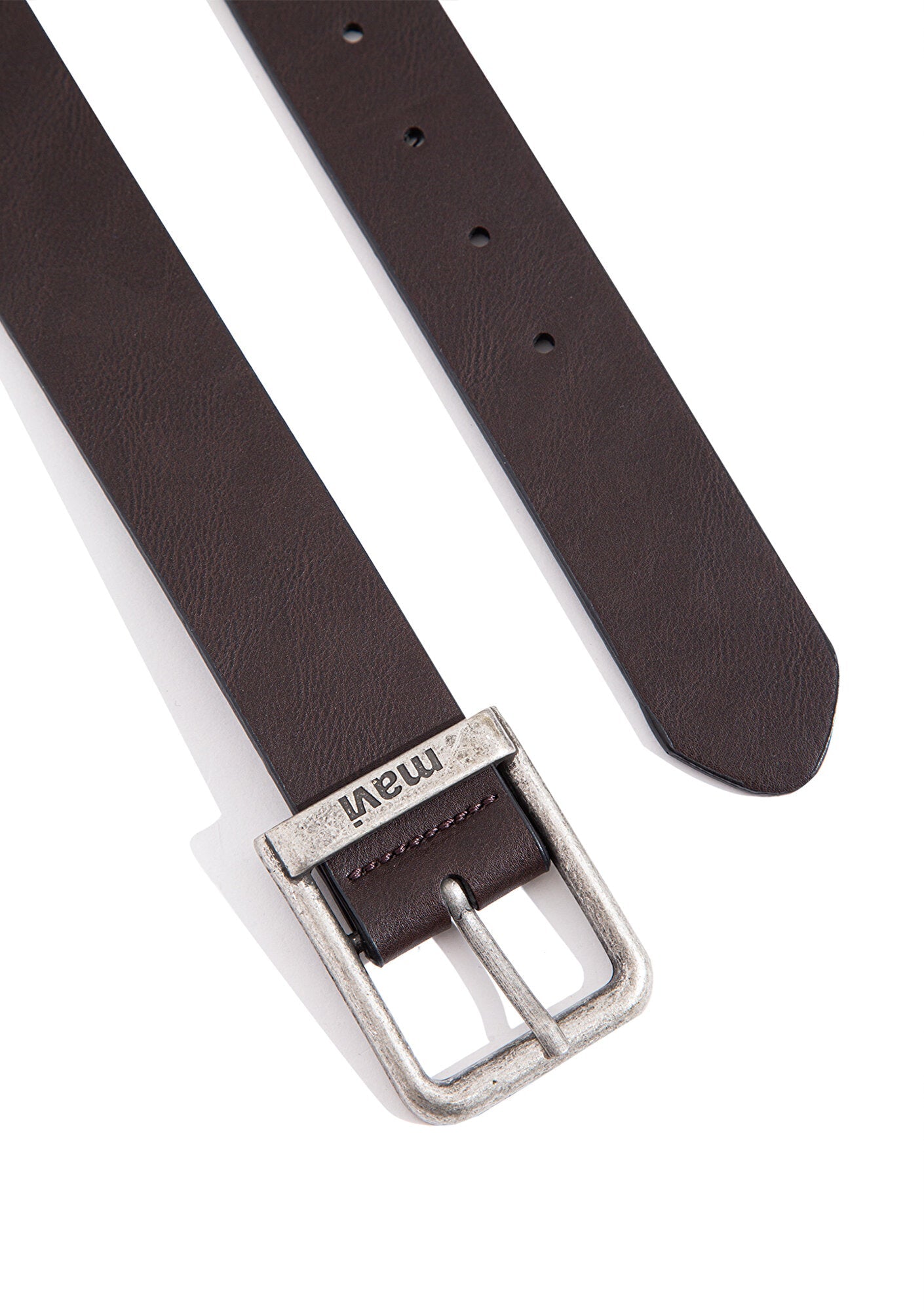 Brown Faux Leather Belt
