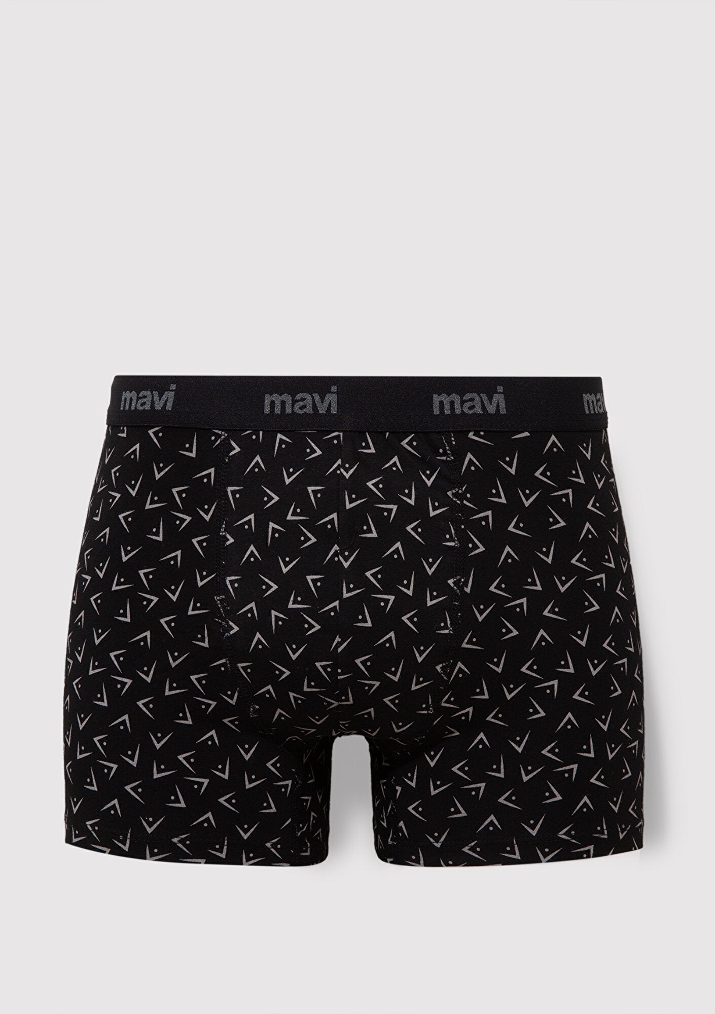 Printed Black Boxers
