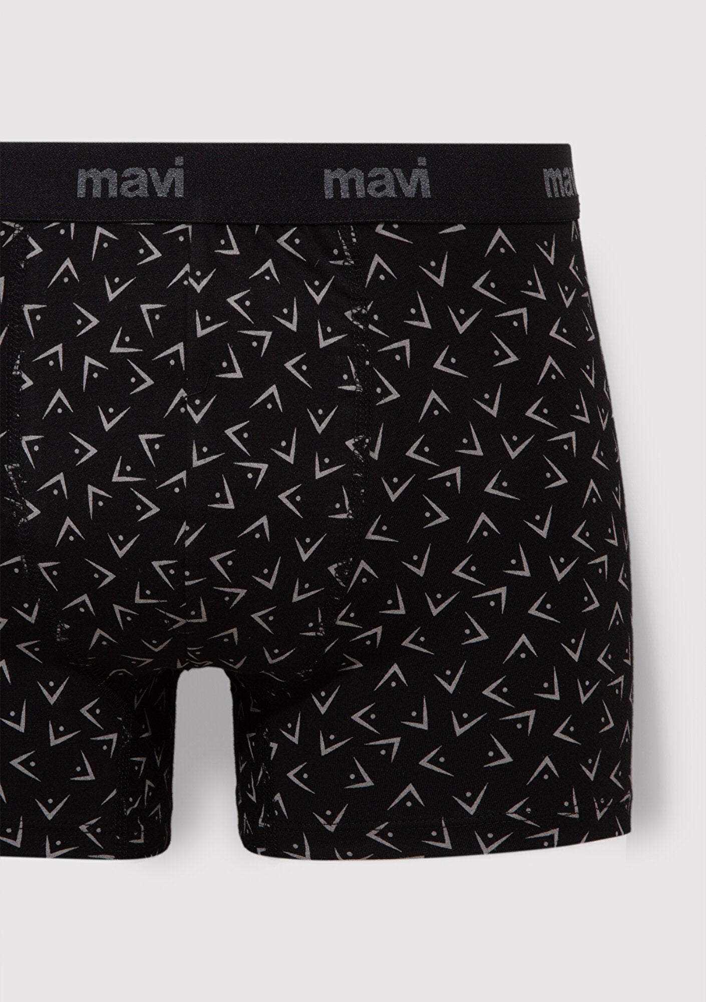 Printed Black Boxers
