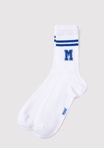 White Socket Socks