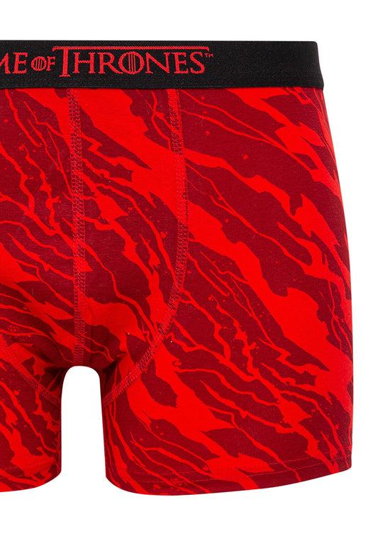 Game of Thrones Printed Red Boxers