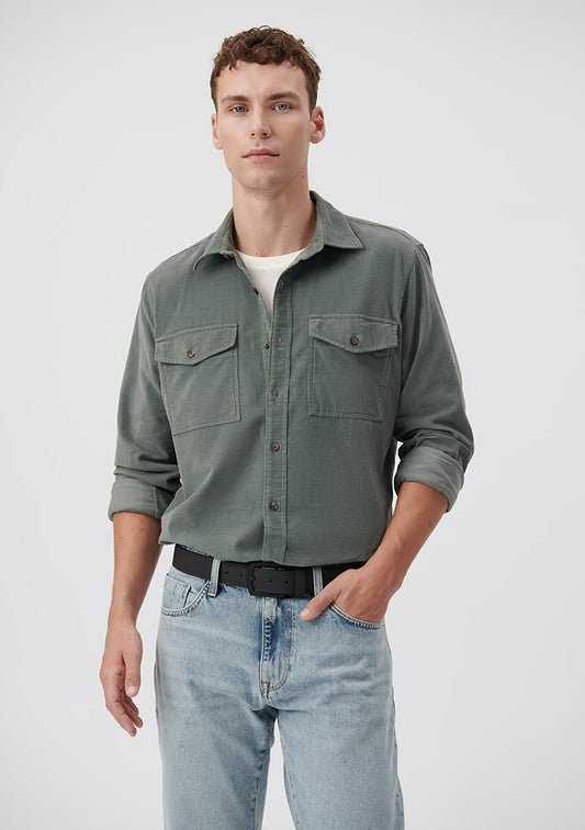 Black Faux Leather Belt