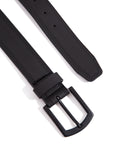 Black Faux Leather Belt