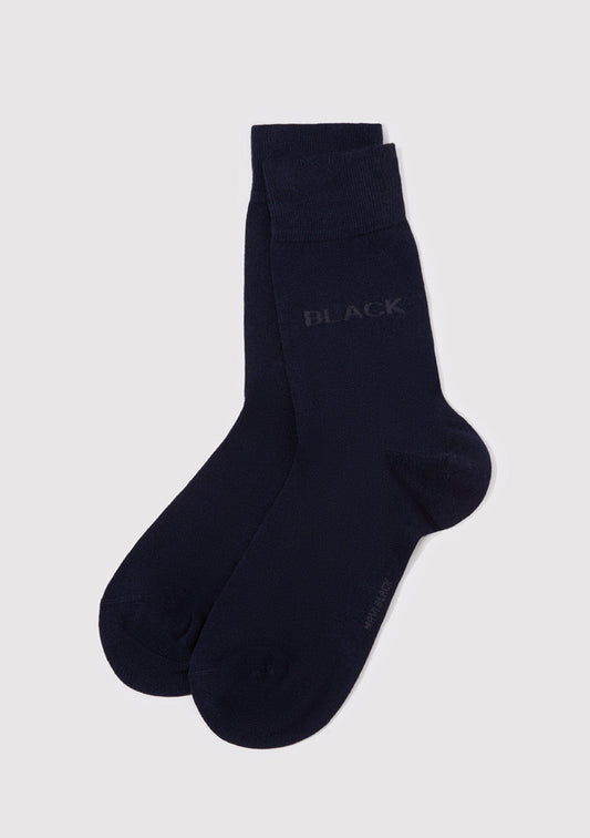 Navy Socket Socks