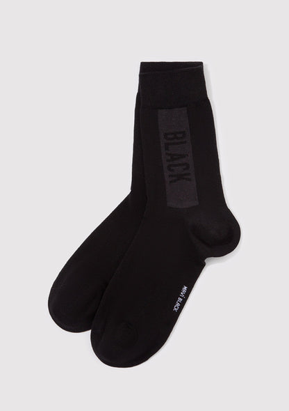 Black Socket Socks