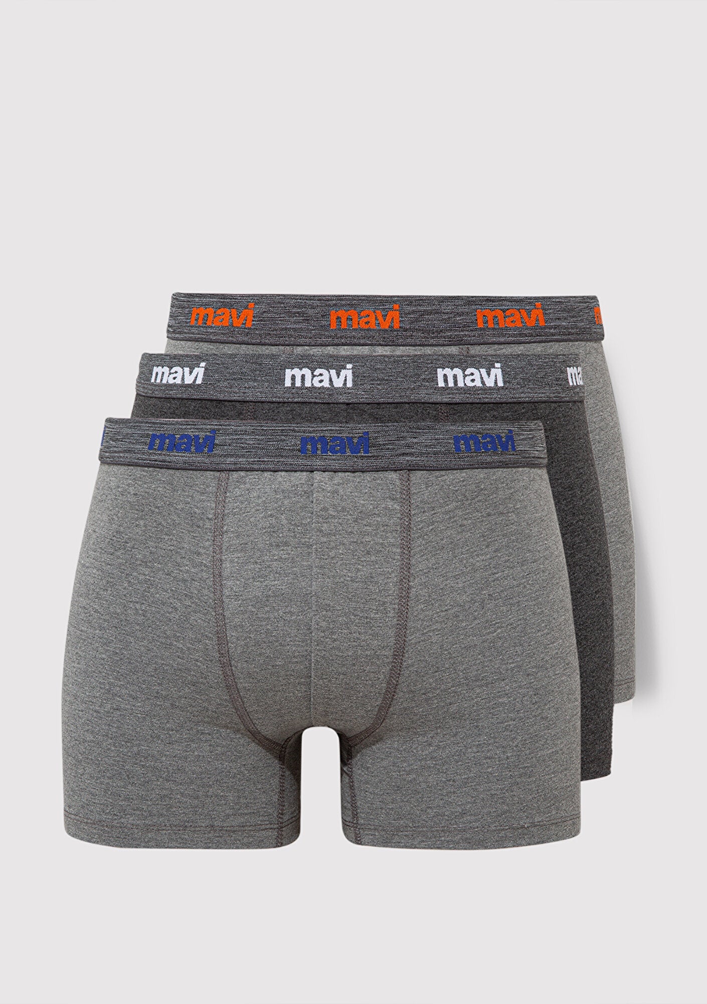 Triple Pack Grey Basic Boxers Set