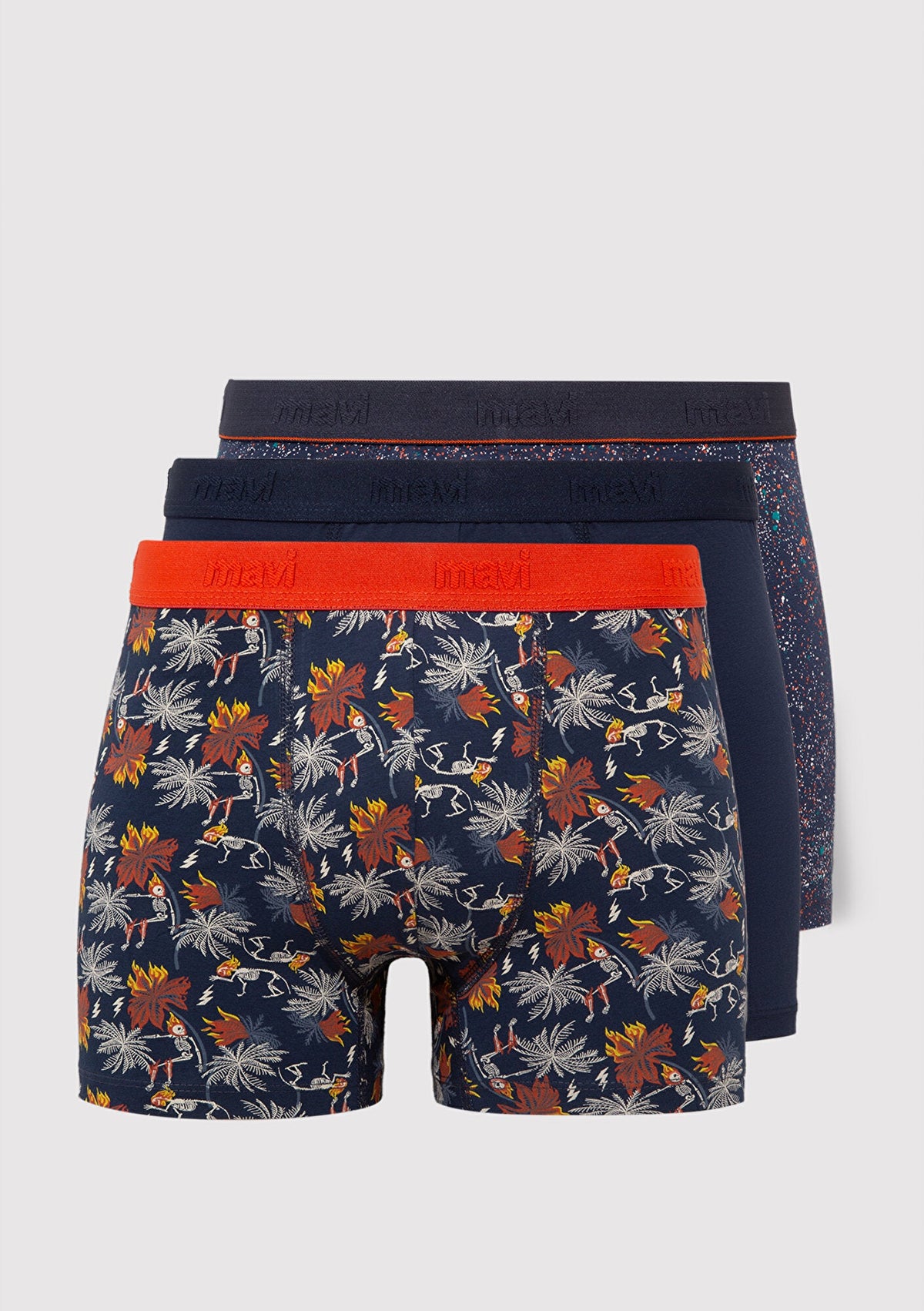 3 Pack Printed Boxers
