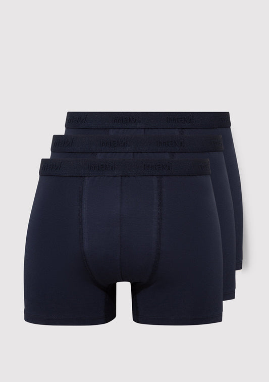 Triple Pack Navy Basic Boxers Set