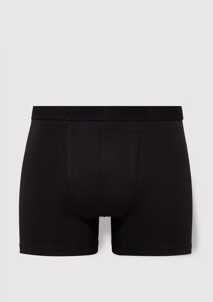 Triple Pack Printed Black Boxers Set