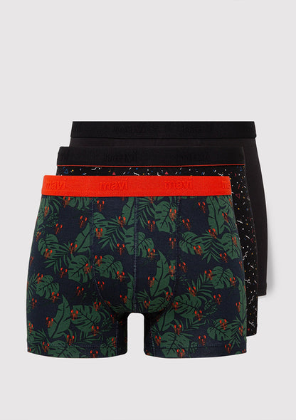 3 Pack Printed Boxers