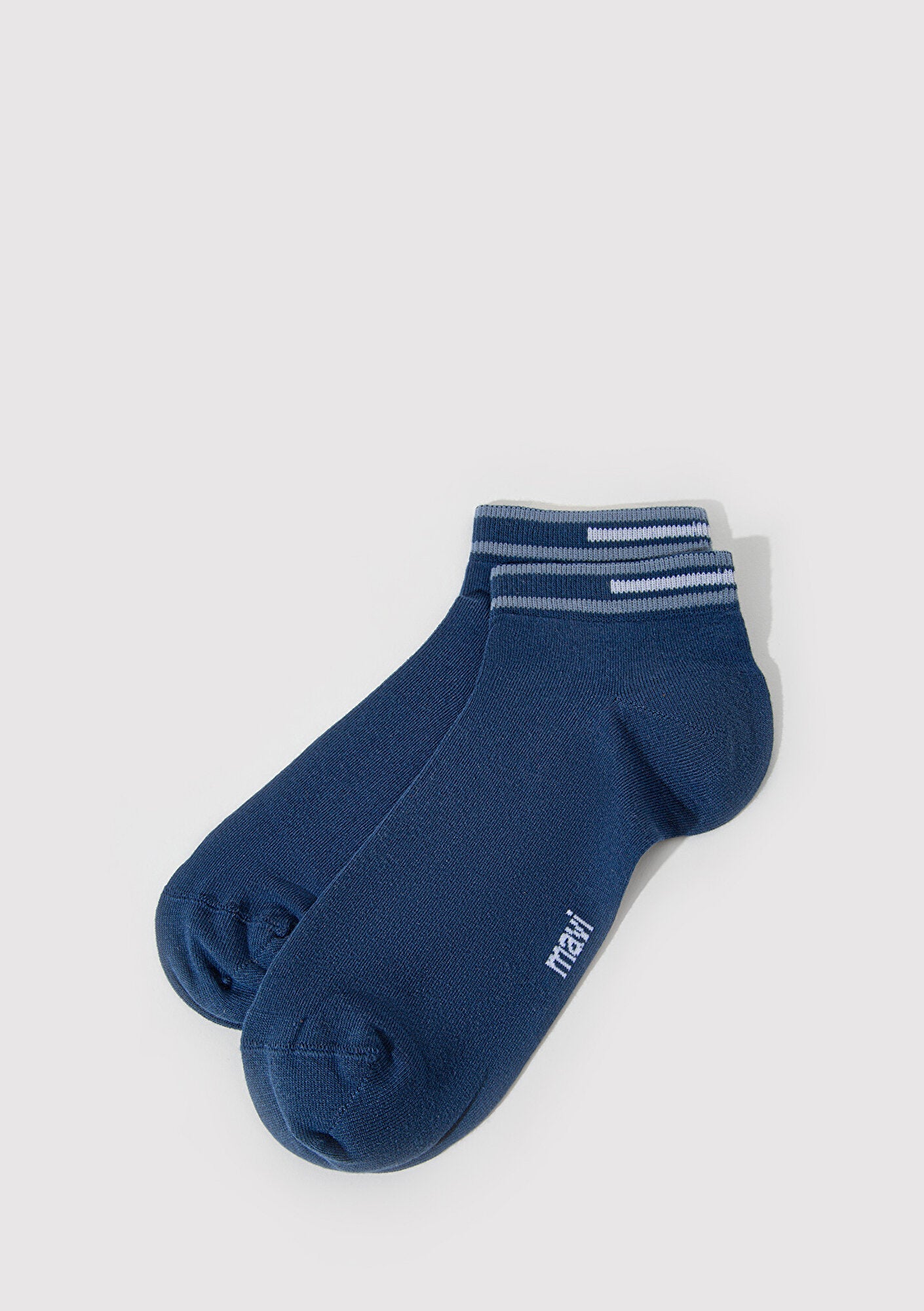 Blue Ankle Socks