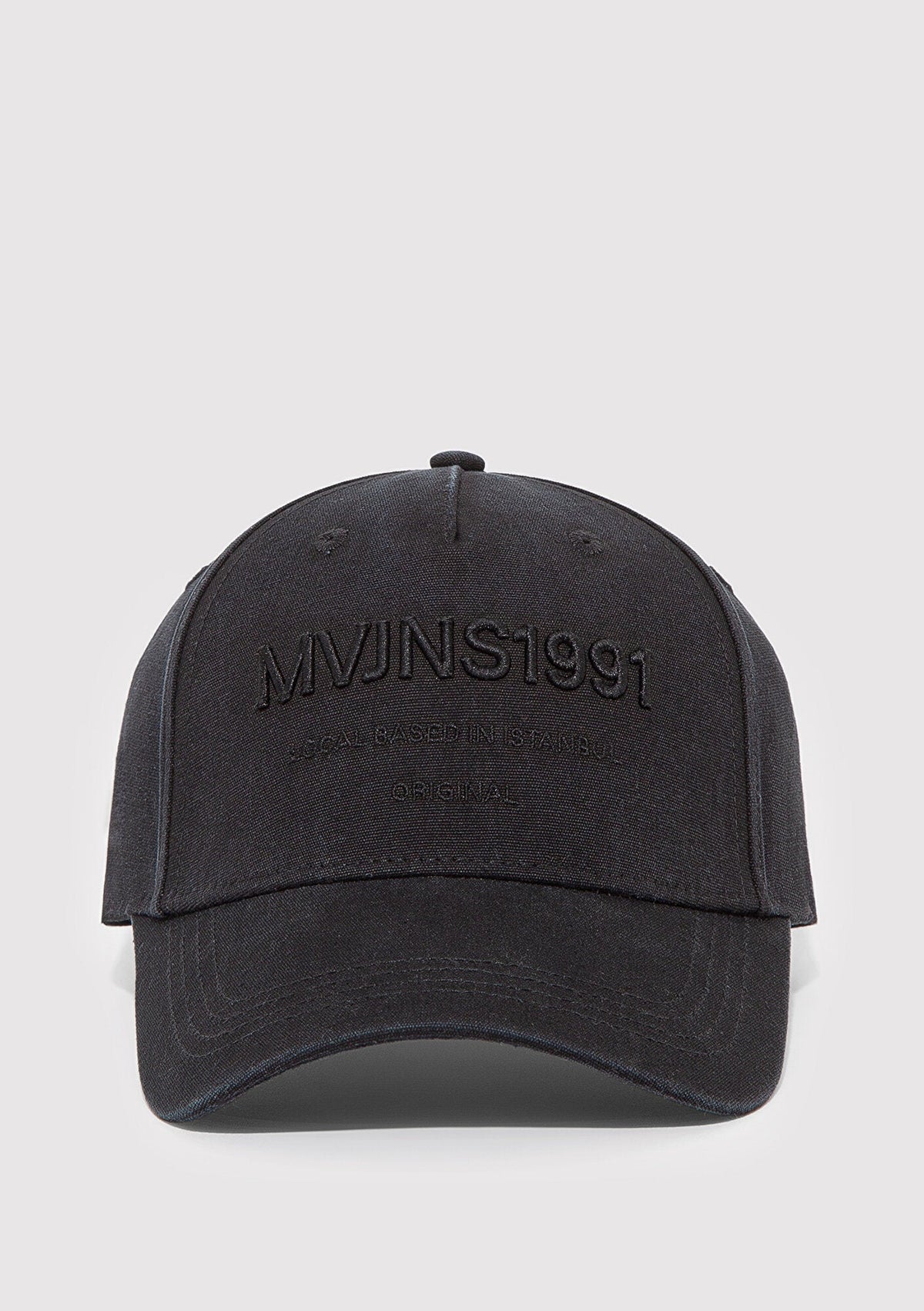Embroidered Black Cap