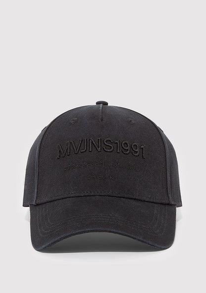 Embroidered Black Cap