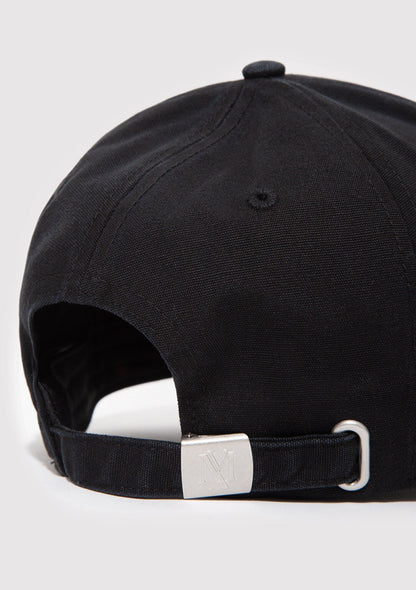 Embroidered Black Cap