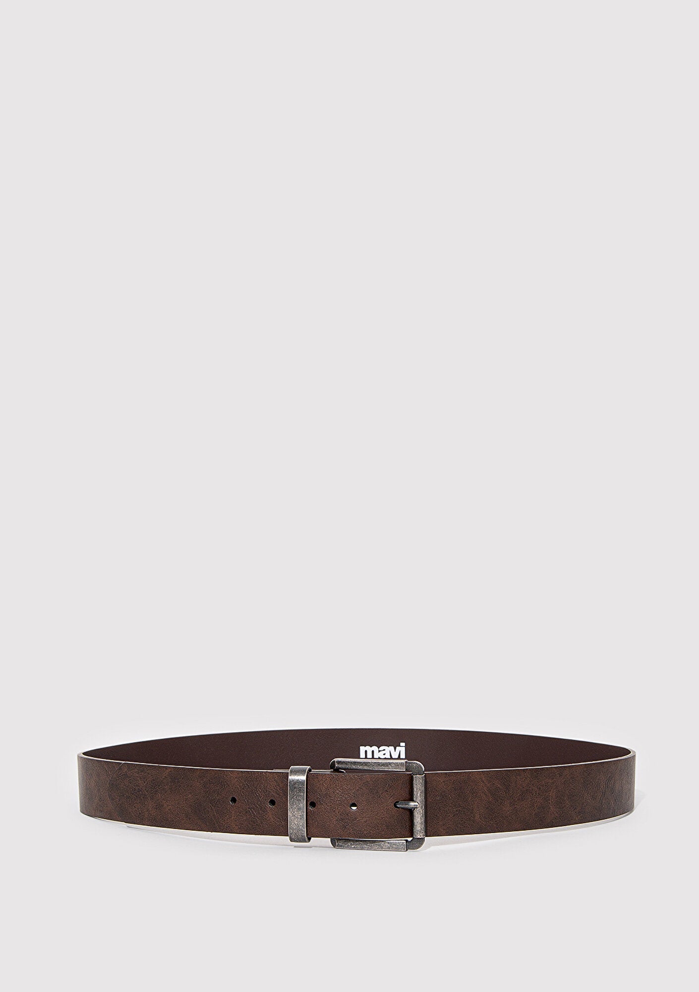 Brown Faux Leather Belt